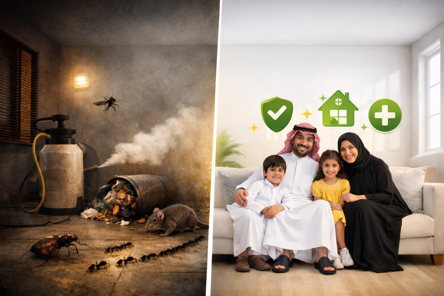 مكافحة الحشرات المنزلية