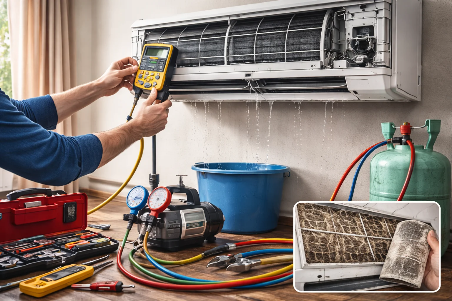 اعطال مكيف سبليت